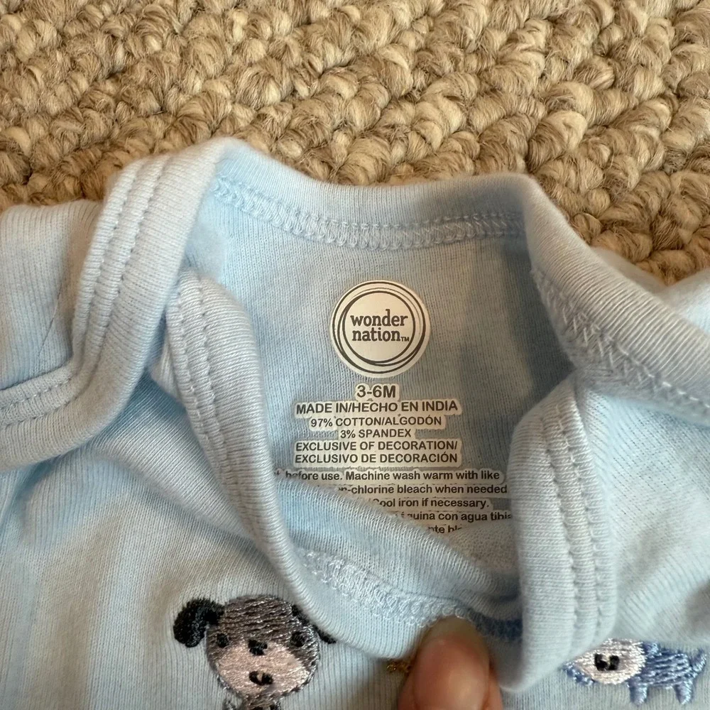 Baby Bodysuits Size 3-6M Wonder Nation‎ Carter's Child of Mine Lot Short Sleeve